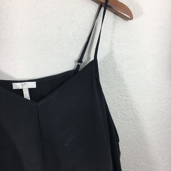 Joie black silk cold shoulder long sleeve top - Picture 5 of 10